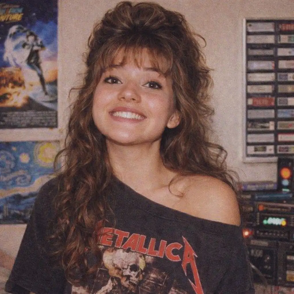 80s curly hair 1