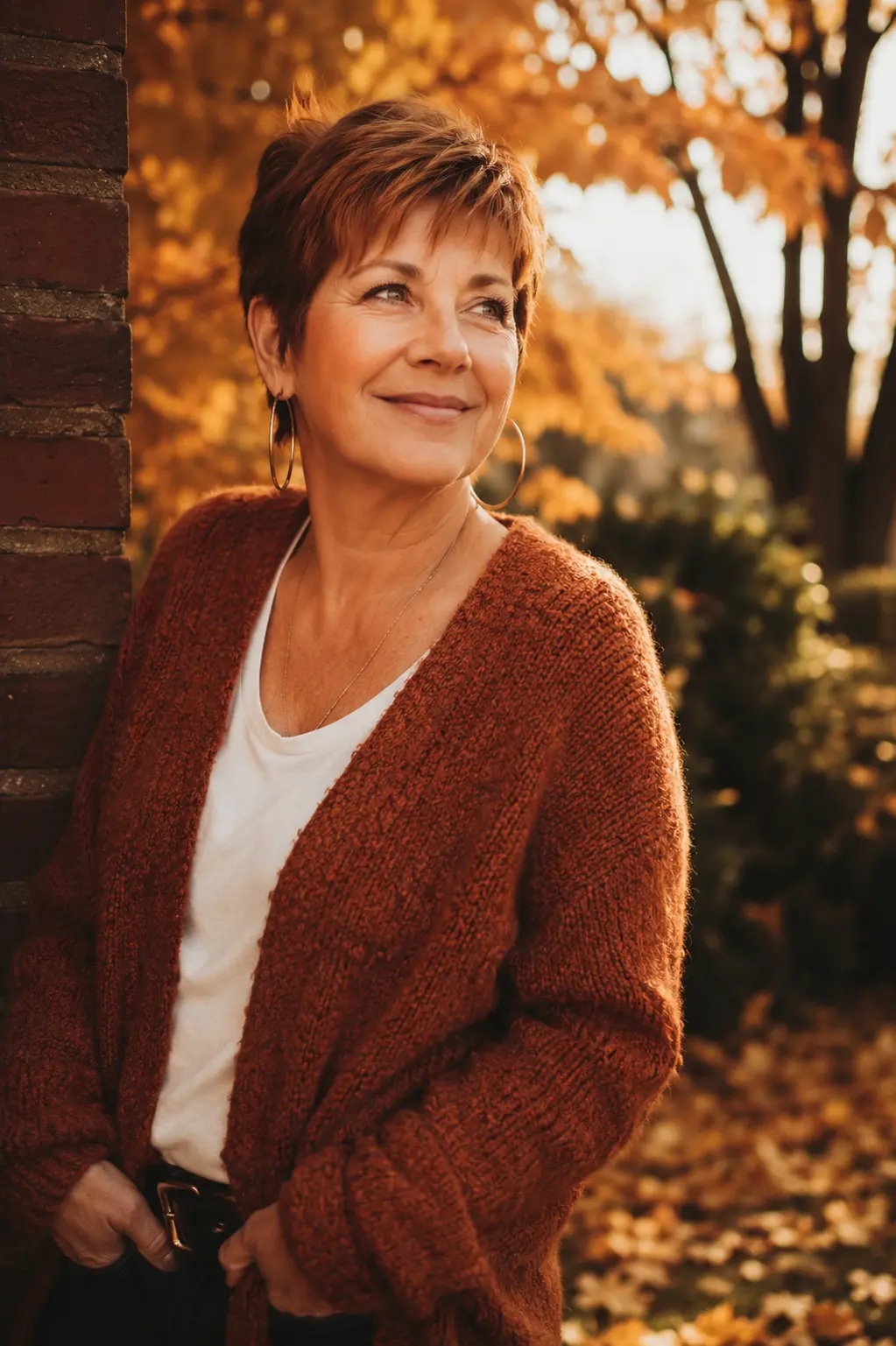 Autumn Toned Pixie for Warm Complexions 1