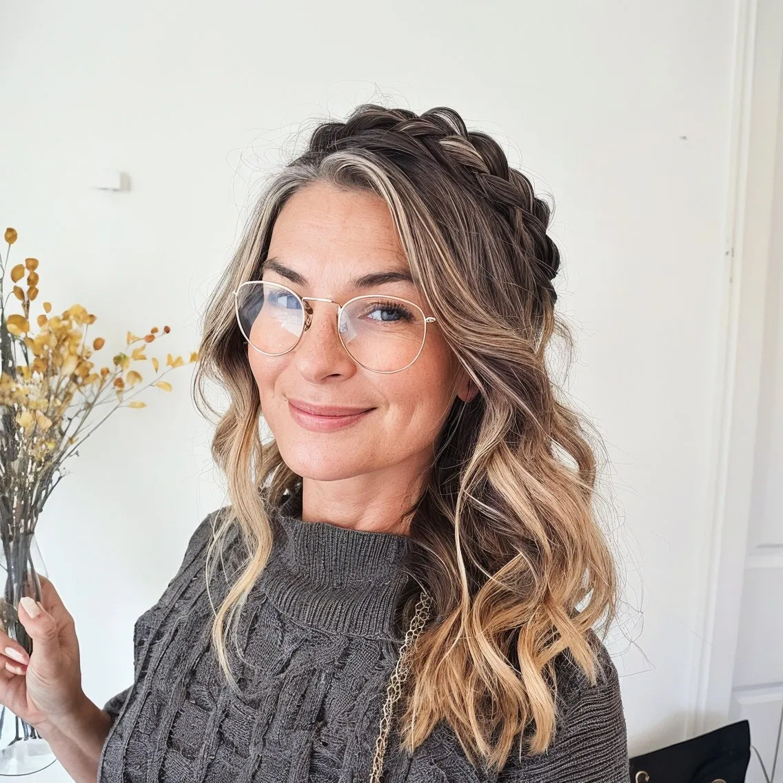 Hairstyles for glasses wearers 2