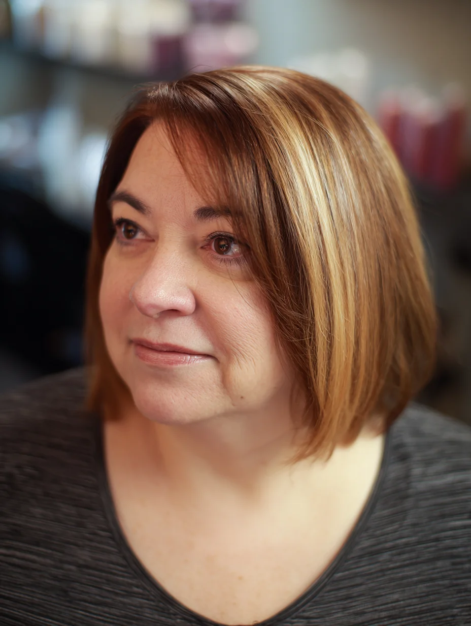 medium length cut with tapered ends