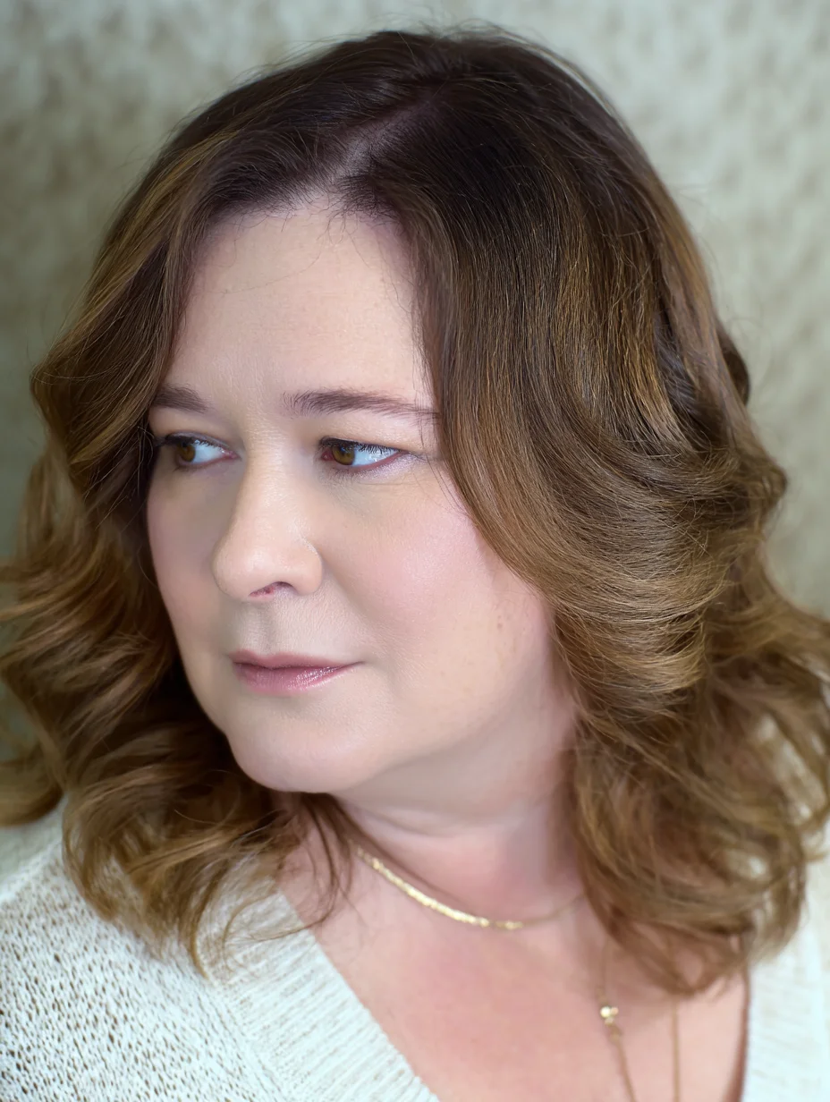 medium length waves with deep side part