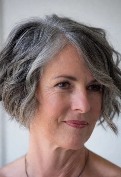 short hair older women over 50 simple 18