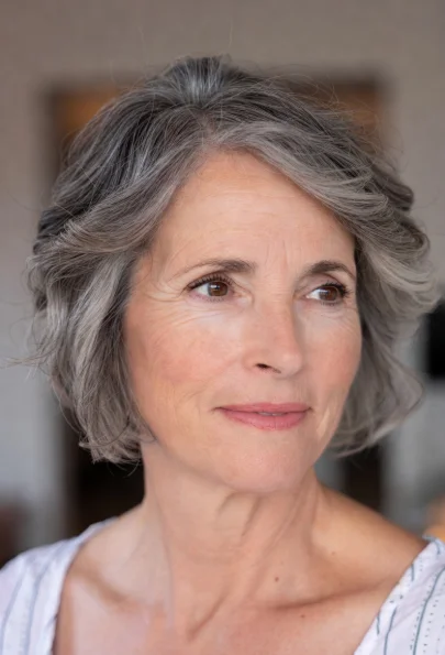 short hair older women over 50 simple 7