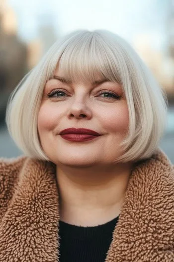 shoulder length hair with bangs over 60 10