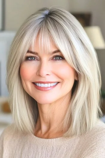 shoulder length hair with bangs over 60 26