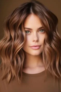 soft autumn hair color for warm skin tone idea 4