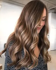 soft autumn balayage hair color idea 1