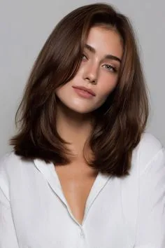 glossy soft autumn hair color idea 2